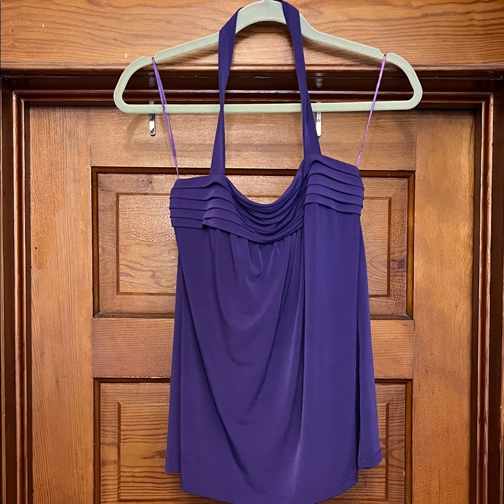 Purple Halter Top